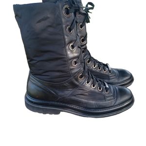 EMPORIO ARMANI LACE UP BOOTS